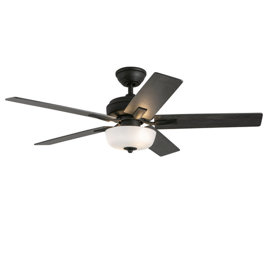 Erikson 52-in White FAN + LED KIT with Bulb Ceiling Fan
