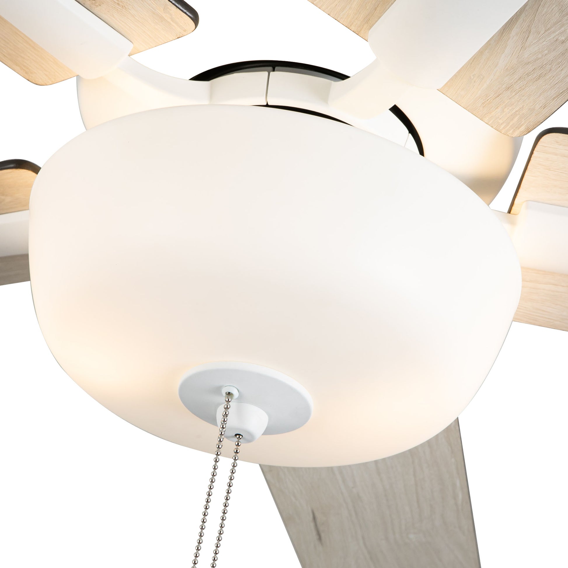 Erikson 52-in White FAN + LED KIT with Bulb Ceiling Fan