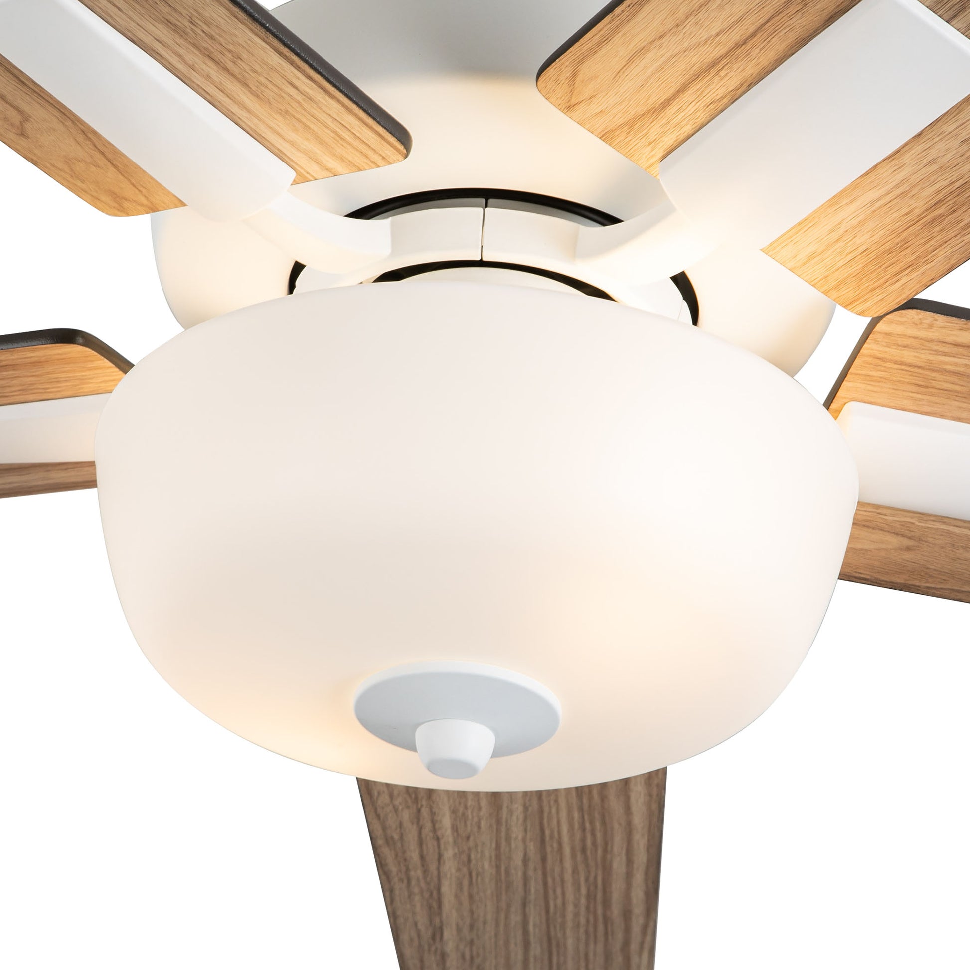 Erikson 52-in White FAN + LED KIT with Bulb Ceiling Fan