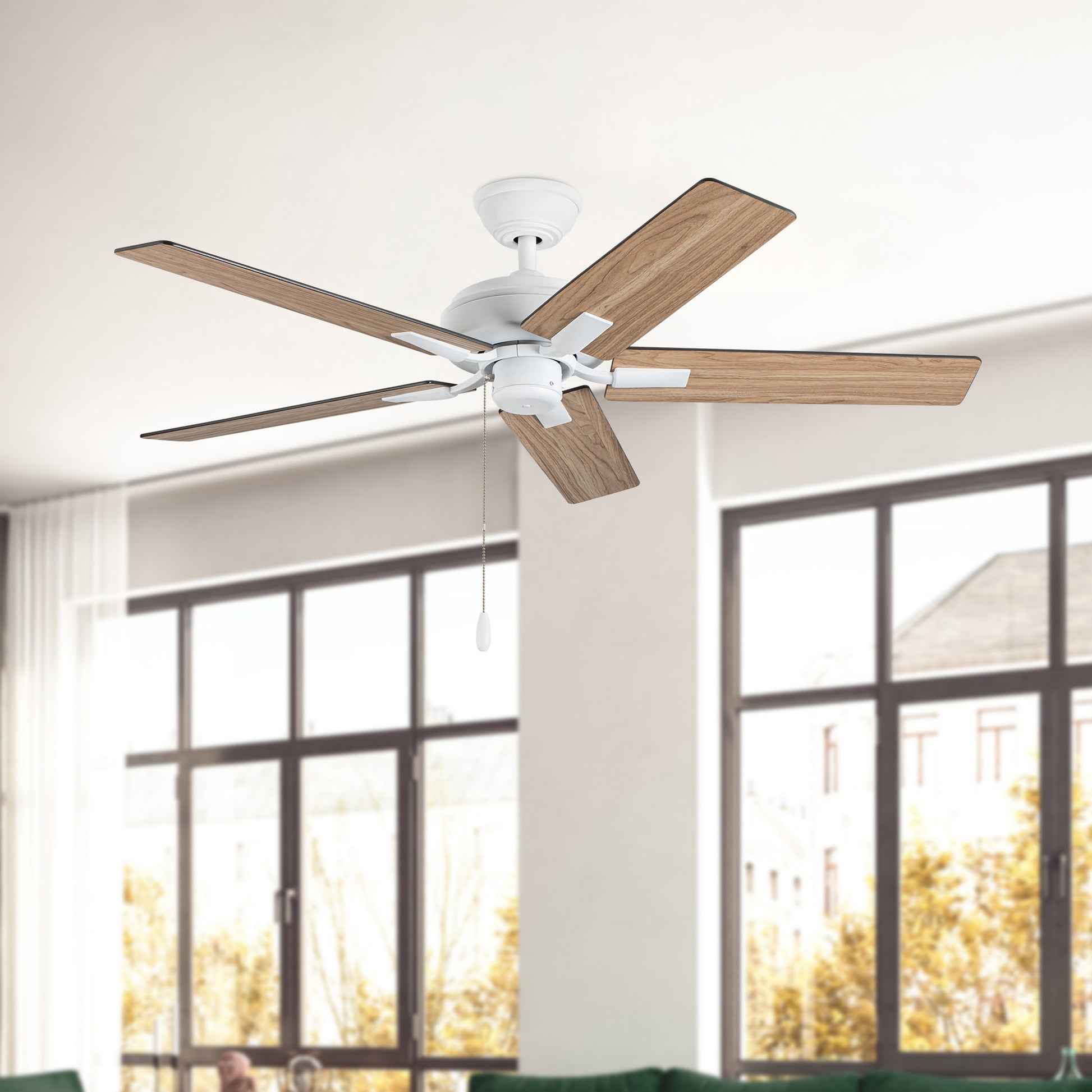 Erikson 52-in White FAN Ceiling Fan