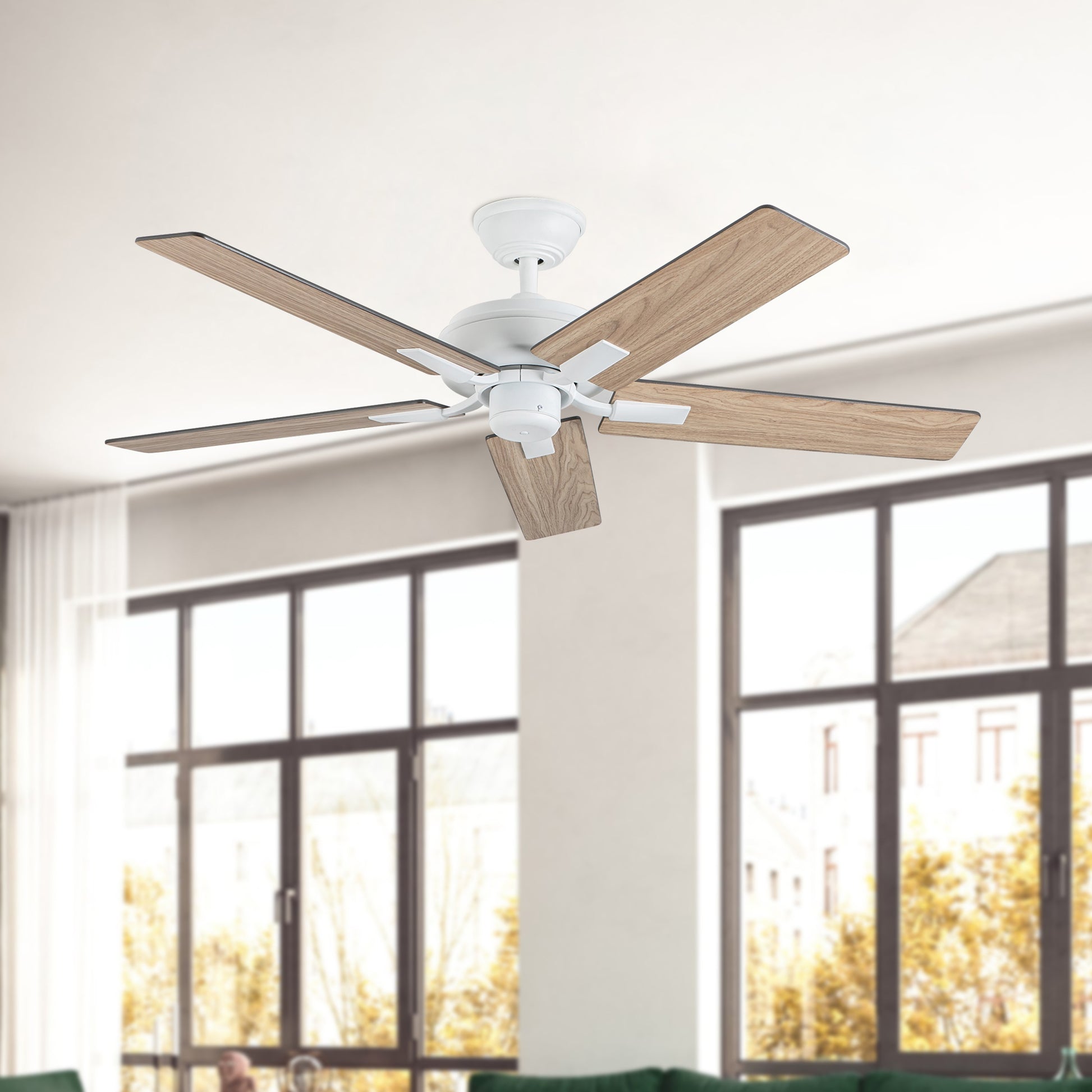 Erikson 52-in White FAN Ceiling Fan