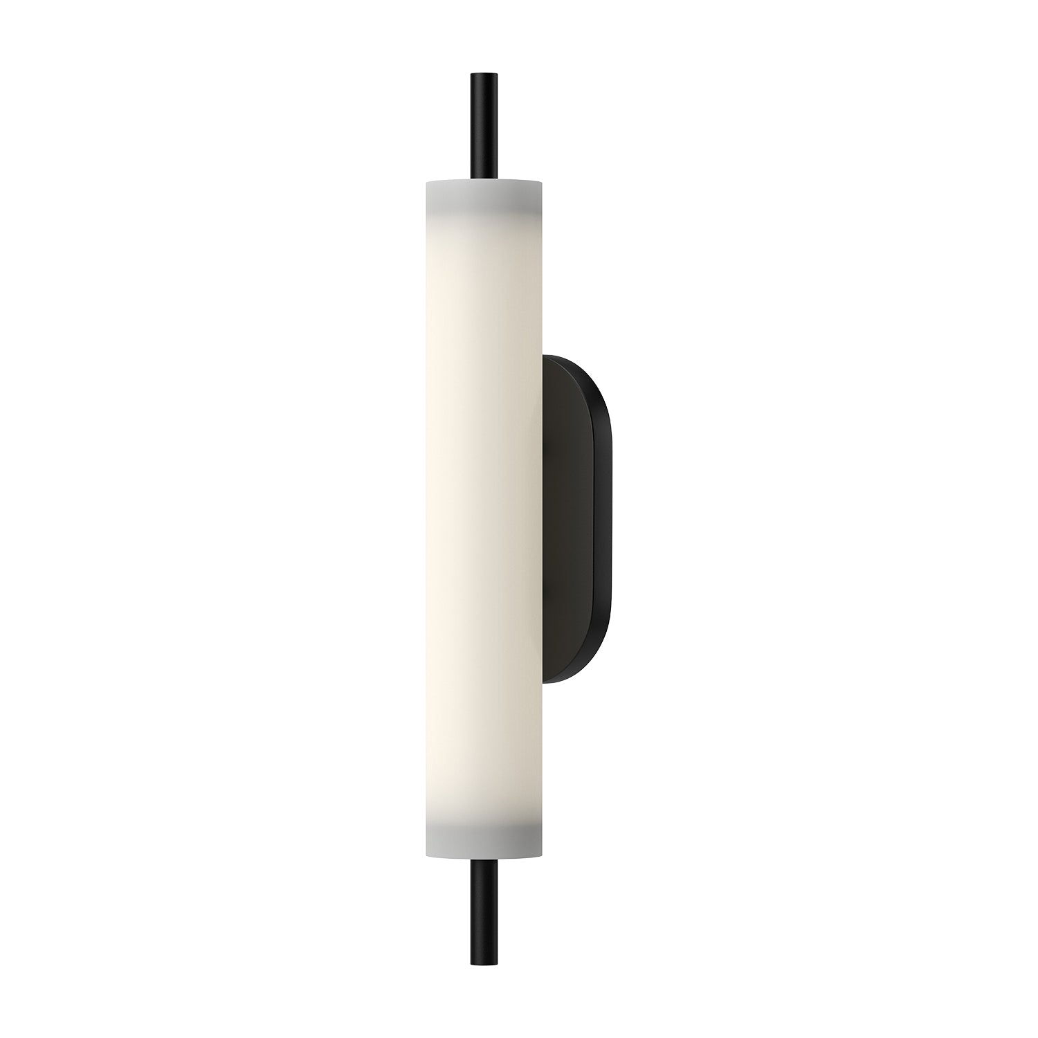 Estes 24-in Black LED Exterior Wall Sconce