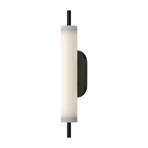 Estes 24-in Black LED Exterior Wall Sconce