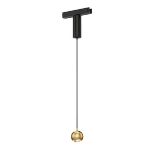 Continuum Track 2" Sphere Pendant - Black