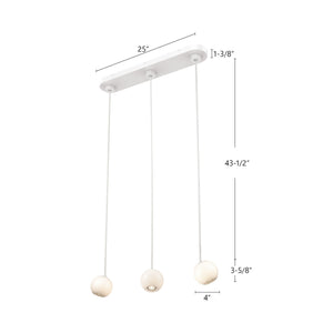 Europa 3 Head Multi Pendant