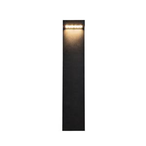 Evans 24-in Black LED Exterior Bollard