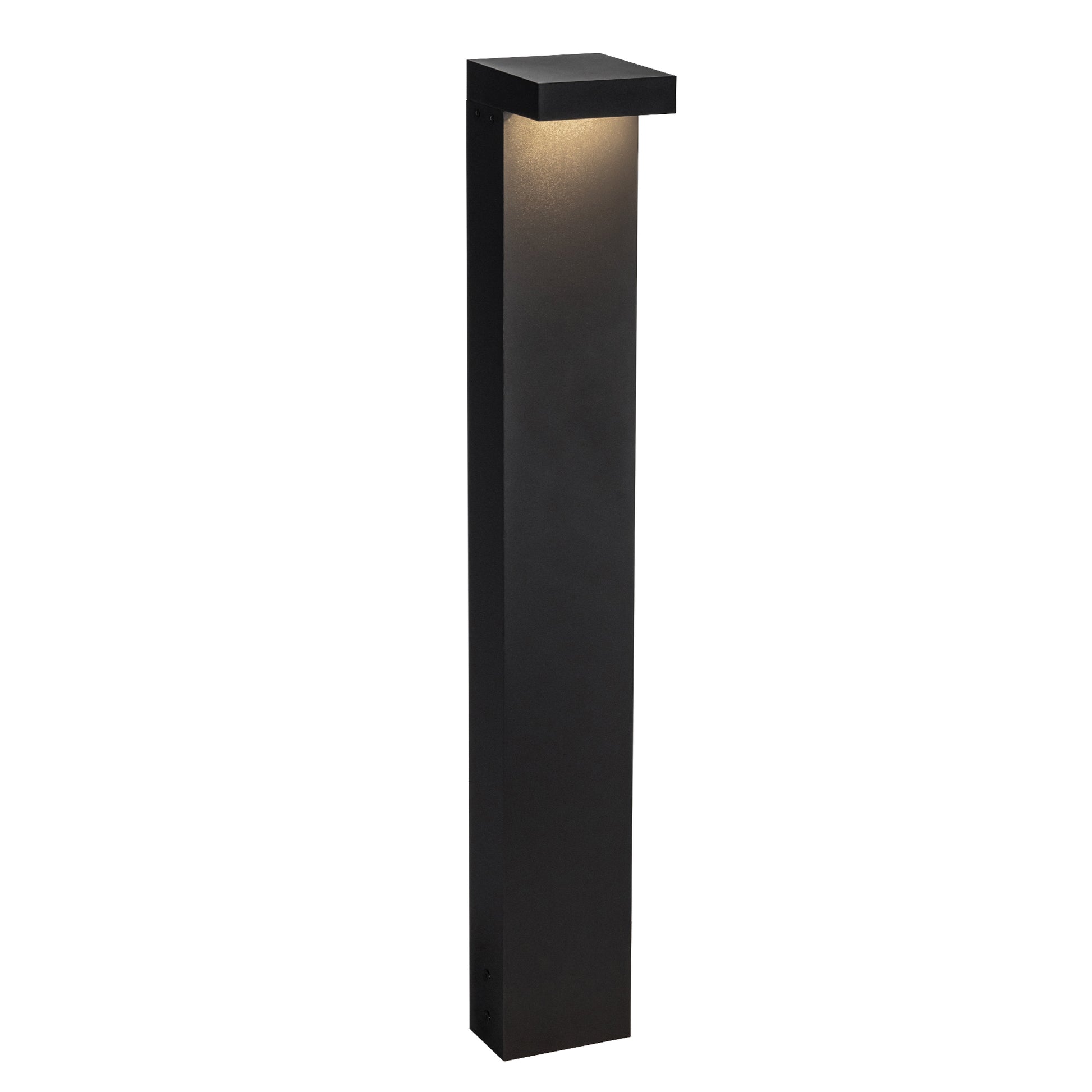 Evans 36-in Black LED Exterior Bollard
