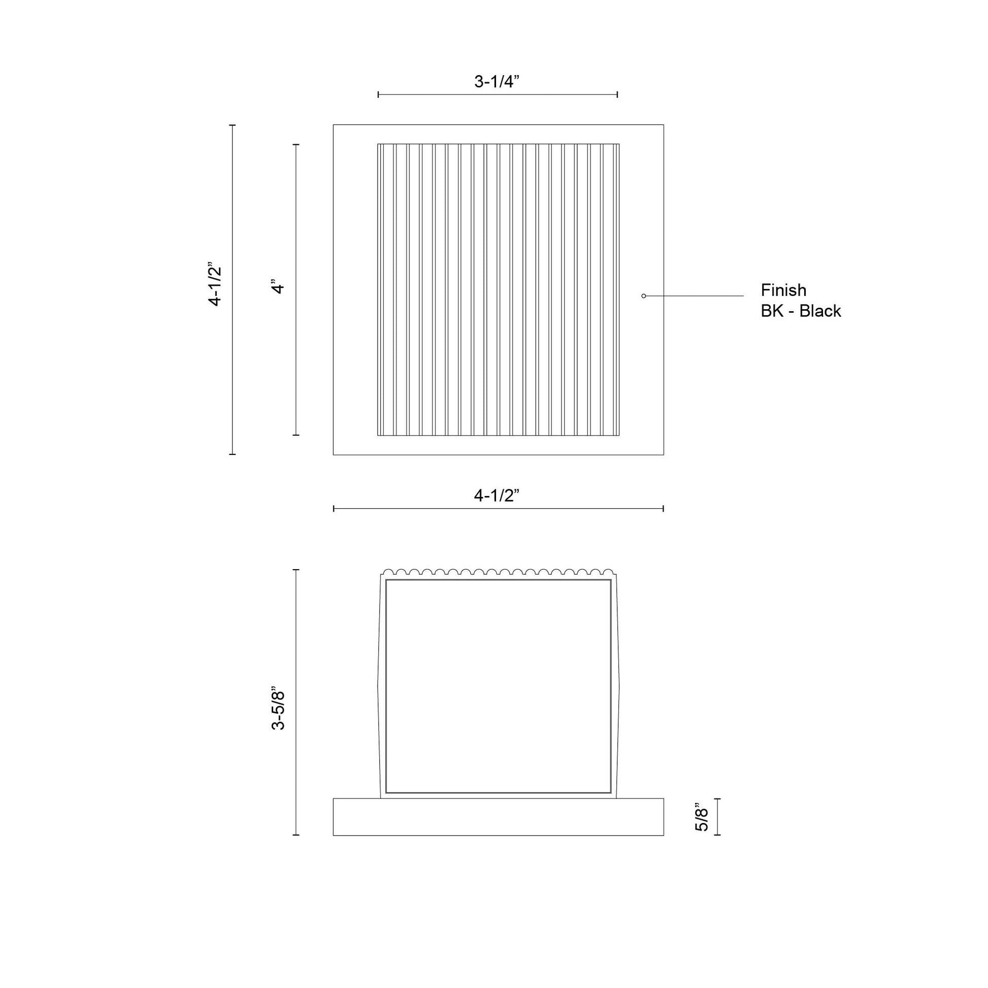 Mavis 4-in Wall Sconce