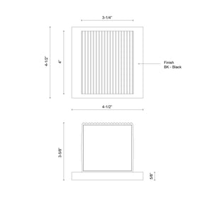 Mavis 4-in Wall Sconce