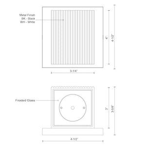 Mavis 5-in Wall Sconce