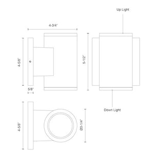 Griffith 6-in LED Exterior Wall