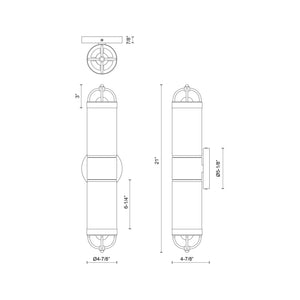 Lancaster Exterior Wall Sconce