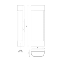 Moondew Exterior Wall Sconce