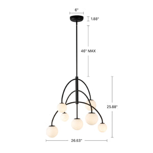 Fiona 27-in Chandelier