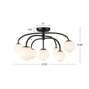 Fiona 27-in Semi-Flush Mount