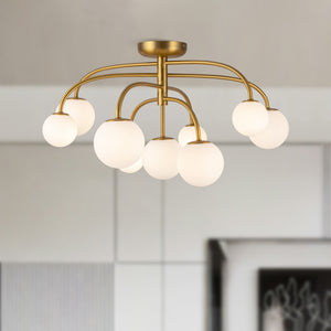 Fiona 33-in Semi-Flush Mount