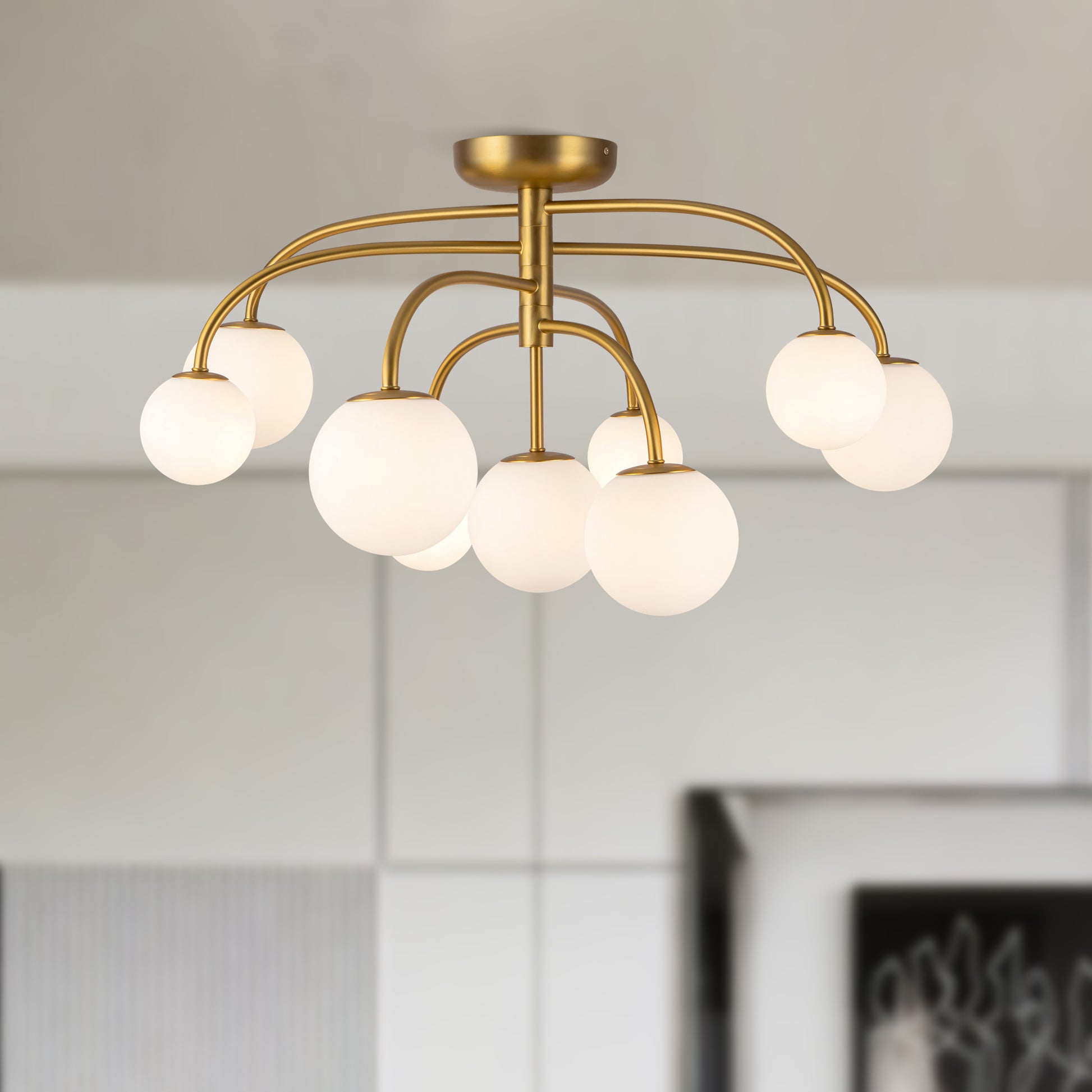 Fiona 33-in Semi-Flush Mount