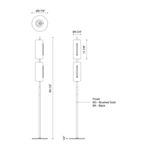 Hilo 63-in Floor Lamp