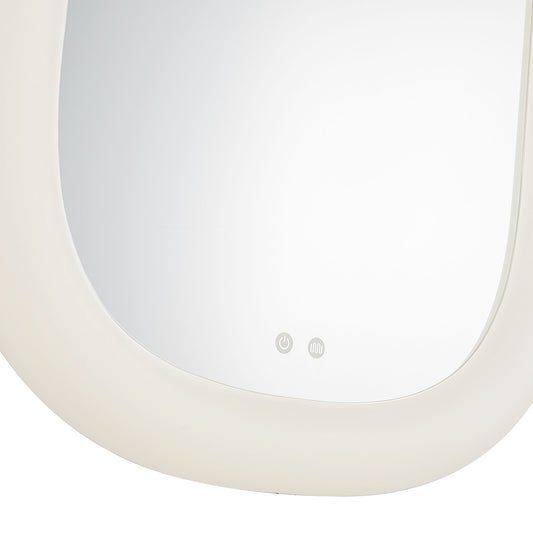 Float 37-in White LED Vanity Mirror
