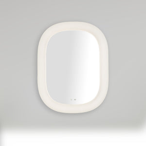 Float 37-in White LED Vanity Mirror