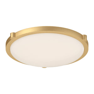 Floyd 17-in Brushed Nickel LED Flush Mount