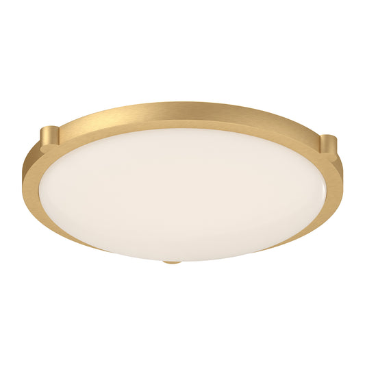 Floyd 17-in Brushed Nickel LED Flush Mount
