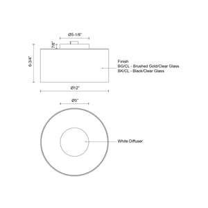 Birch Flush Mount
