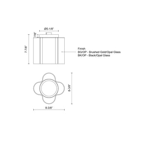 Clover Flush Mount