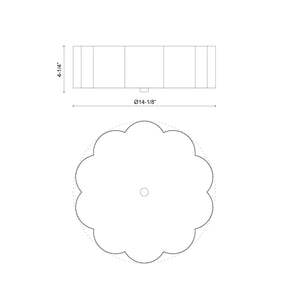 Blossom Flush Mount