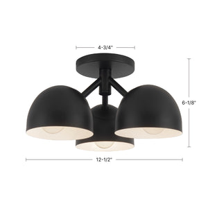 Fosso Semi-Flush Mount