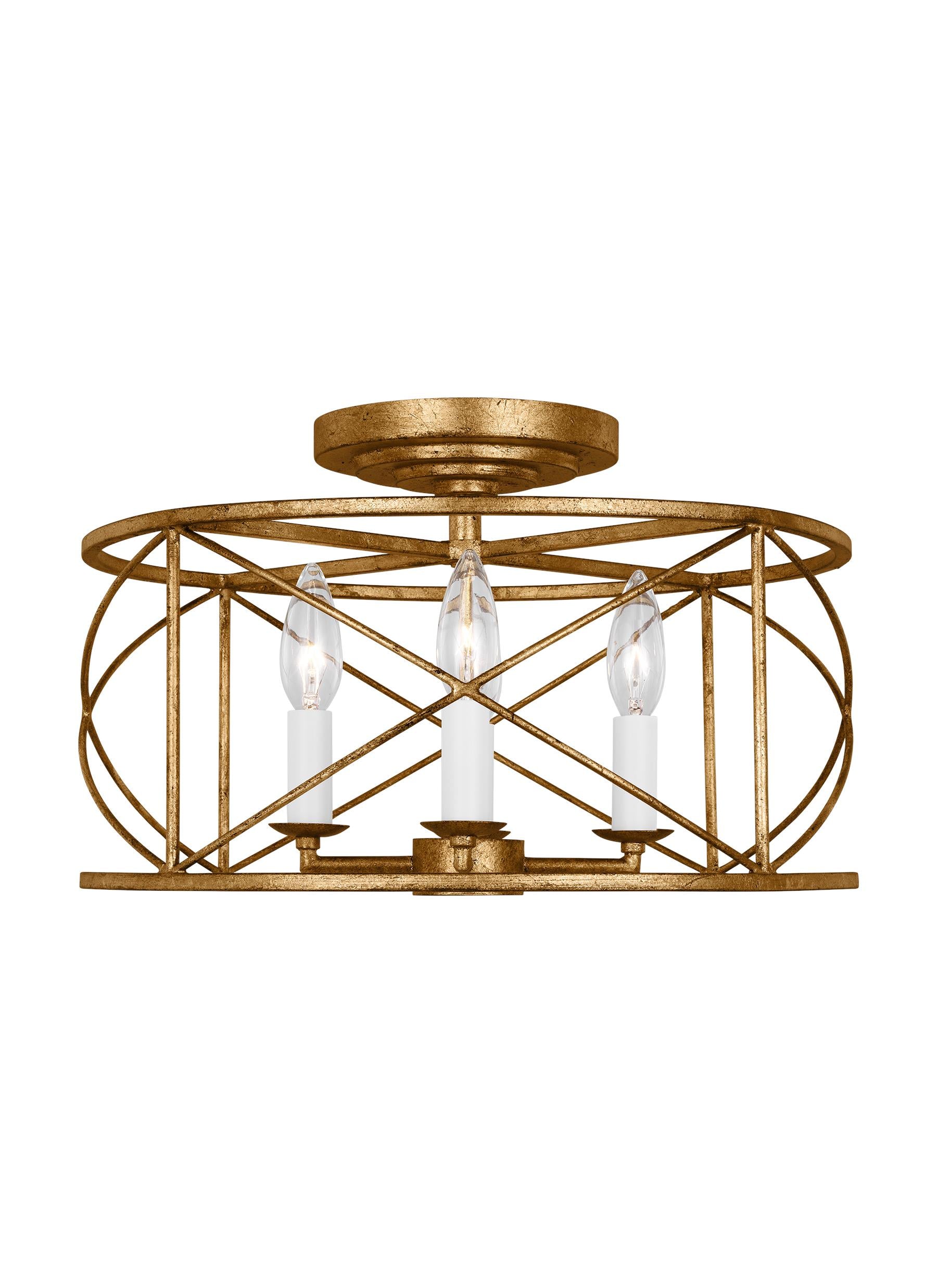 Beatrix Medium Semi-Flush Mount