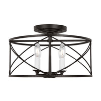 Beatrix Medium Semi-Flush Mount
