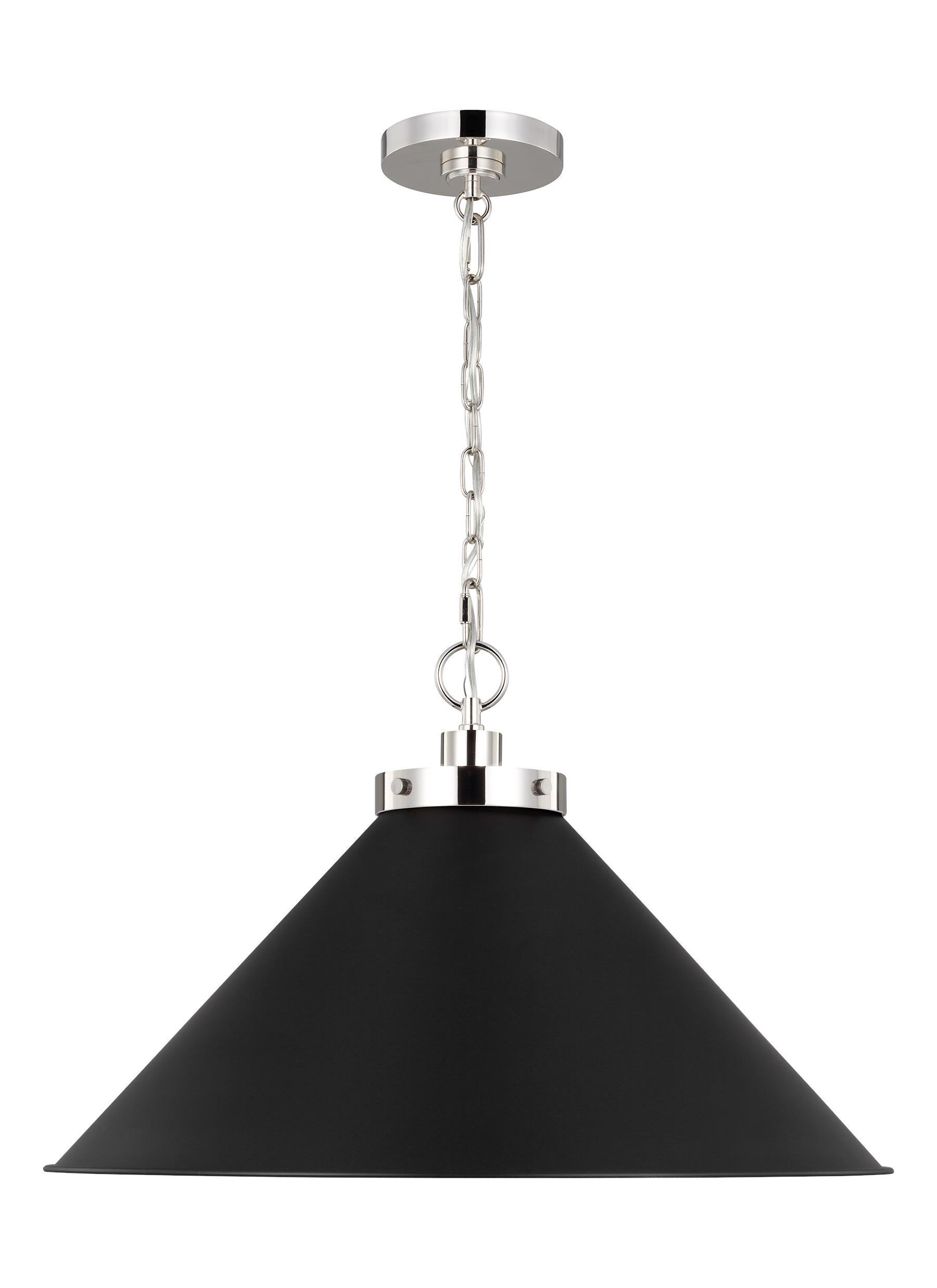 Wellfleet Wide Cone Pendant