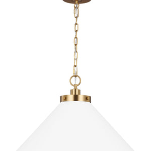 Wellfleet Wide Cone Pendant