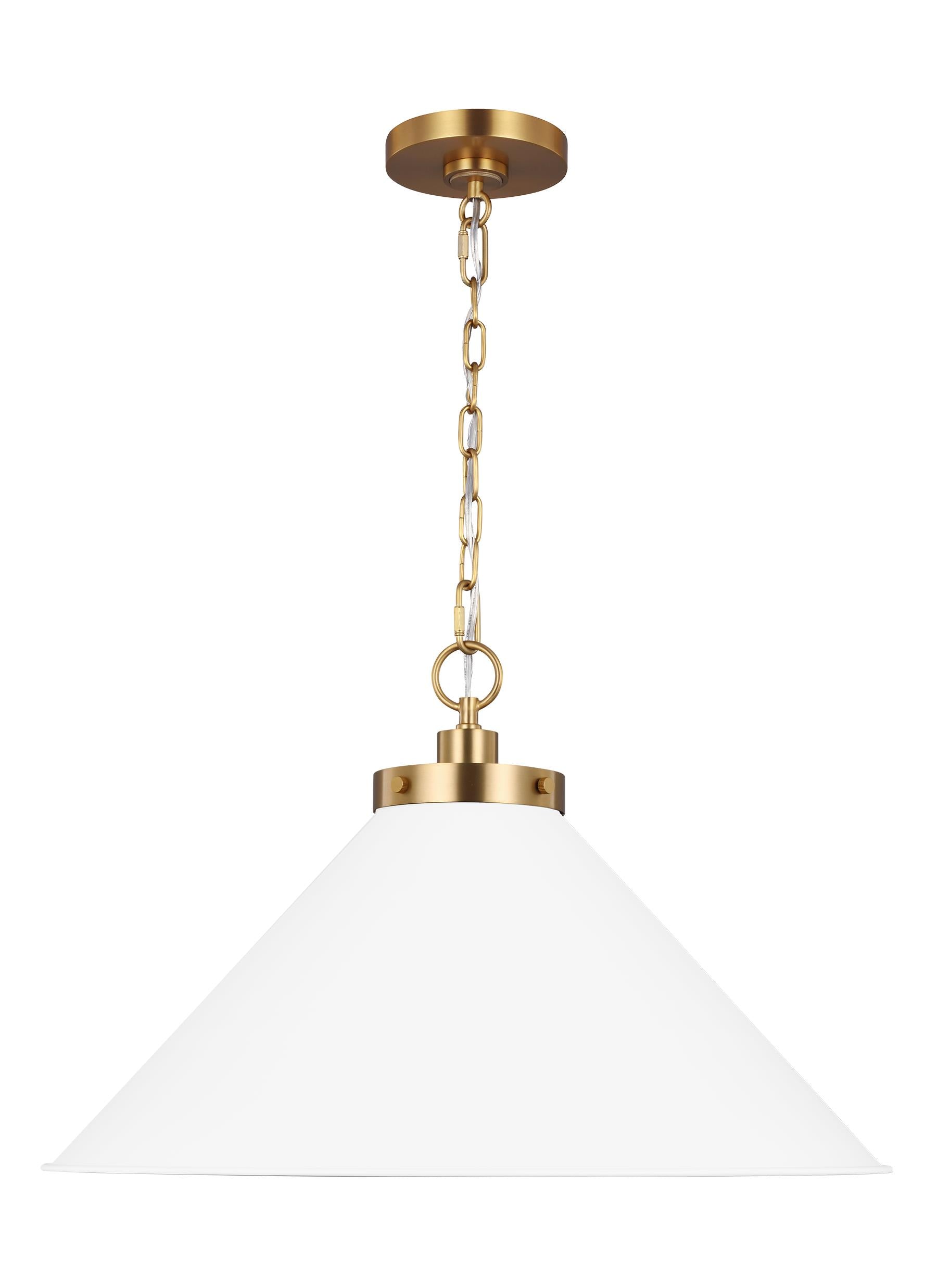 Wellfleet Wide Cone Pendant