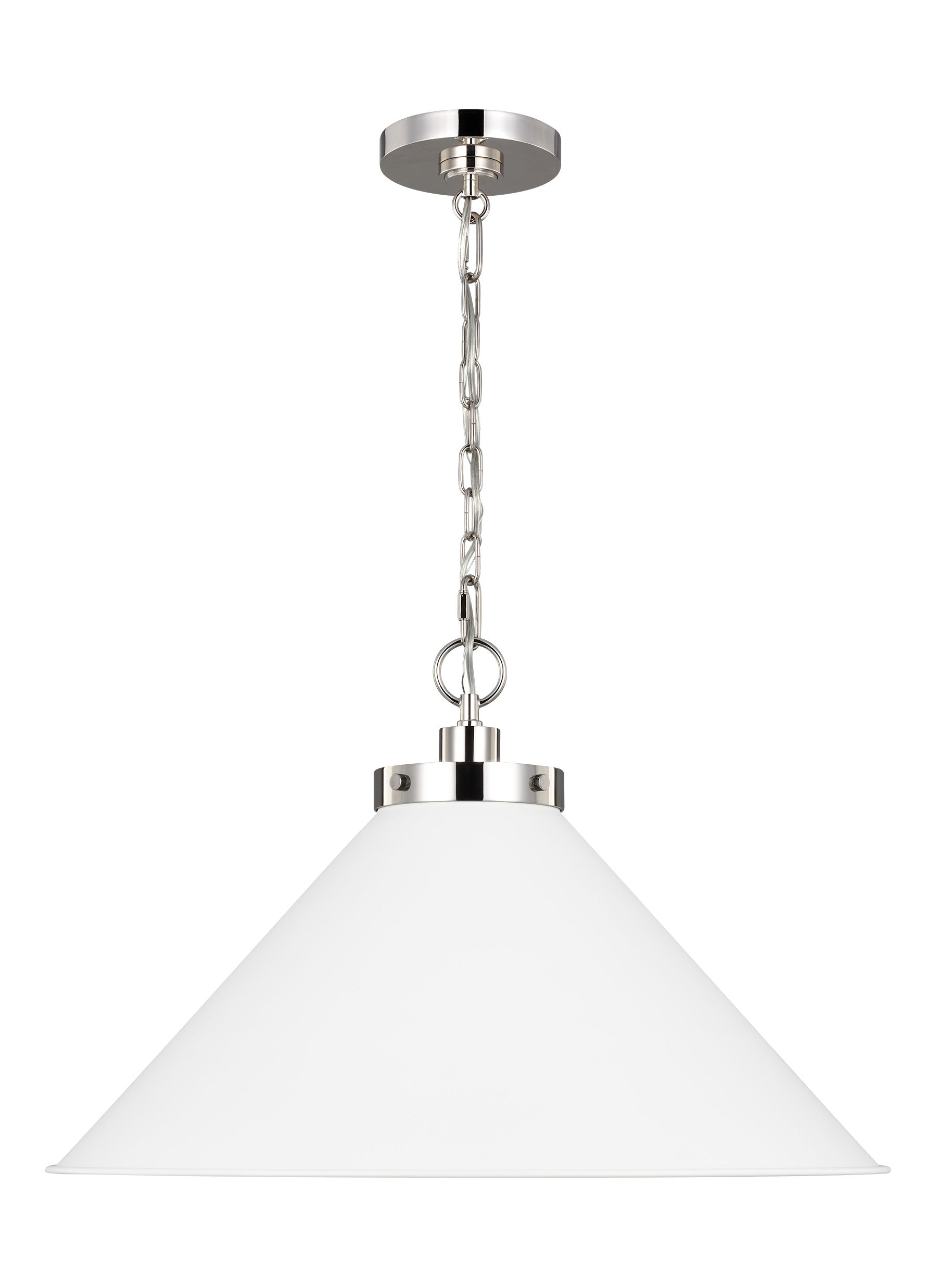 Wellfleet Wide Cone Pendant