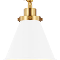 Wellfleet Single Arm Cone Task Sconce