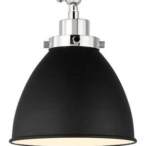 Wellfleet Single Arm Dome Task Sconce