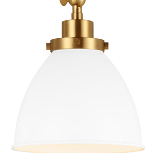 Wellfleet Single Arm Dome Task Sconce