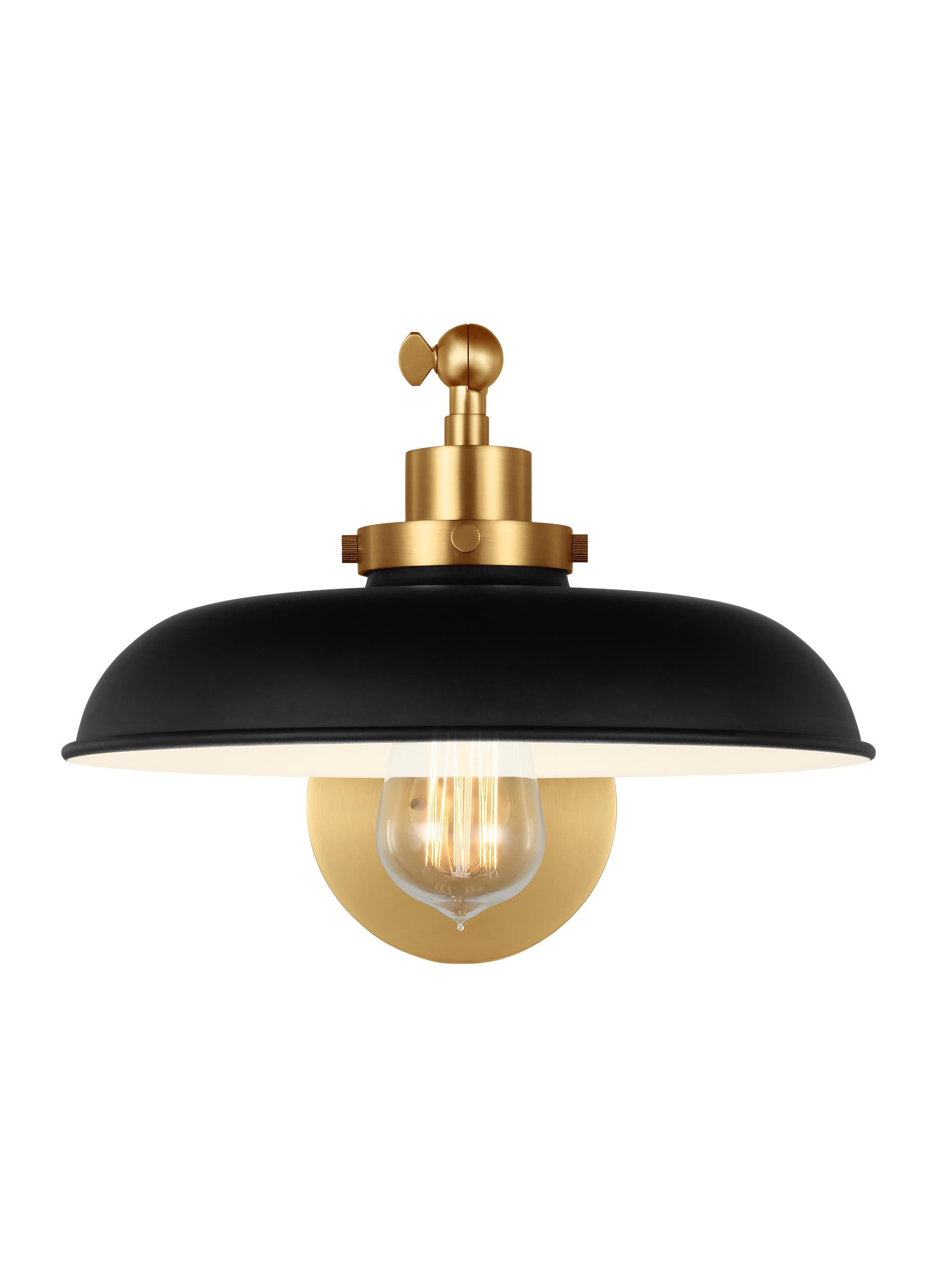 Wellfleet Single Arm Wide Task Sconce