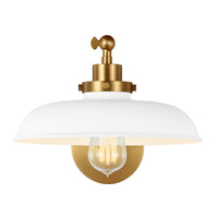 Wellfleet Single Arm Wide Task Sconce