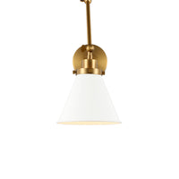 Wellfleet Double Arm Cone Task Sconce