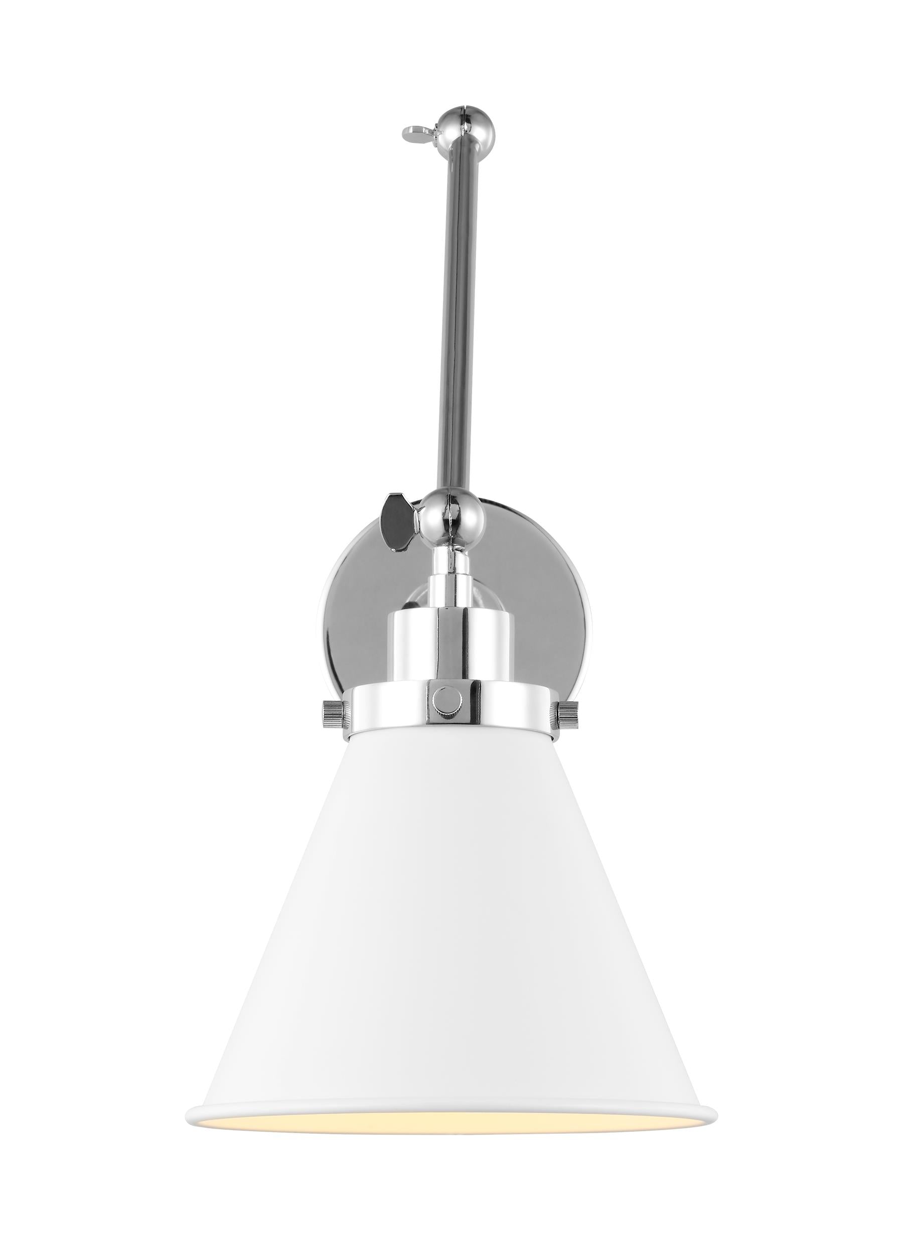 Wellfleet Double Arm Cone Task Sconce