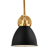 Wellfleet Double Arm Dome Task Sconce