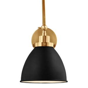 Wellfleet Double Arm Dome Task Sconce