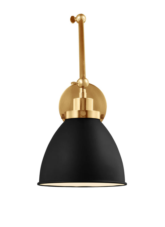Wellfleet Double Arm Dome Task Sconce