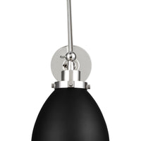 Wellfleet Double Arm Dome Task Sconce