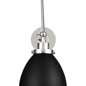 Wellfleet Double Arm Dome Task Sconce