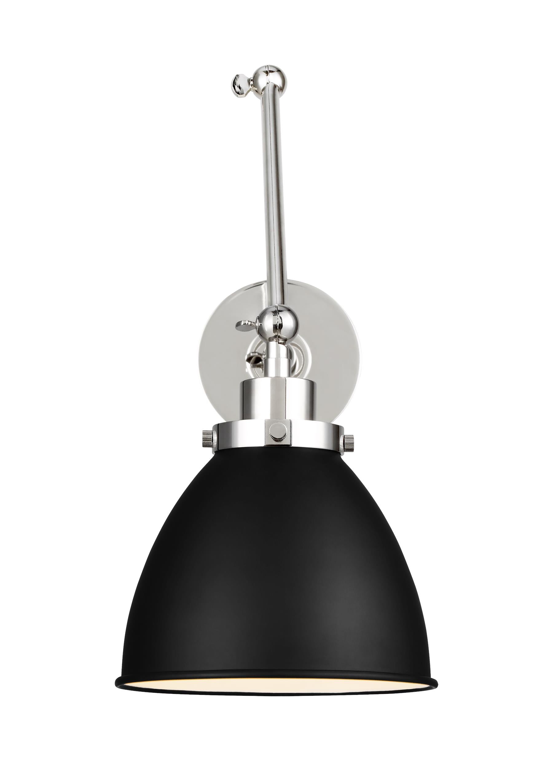 Wellfleet Double Arm Dome Task Sconce