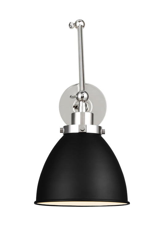 Wellfleet Double Arm Dome Task Sconce